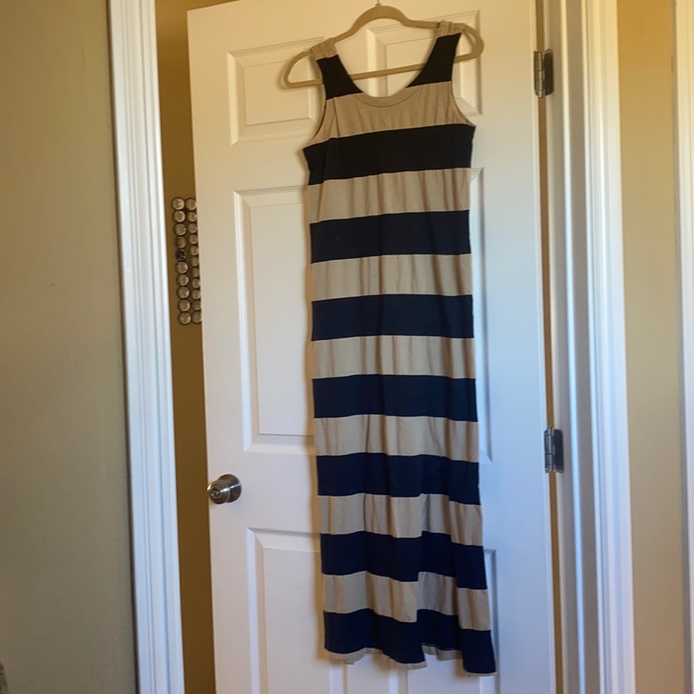 Baja Blue maxi tank style sundress. Size M. Sundress/Swim cover-up.
